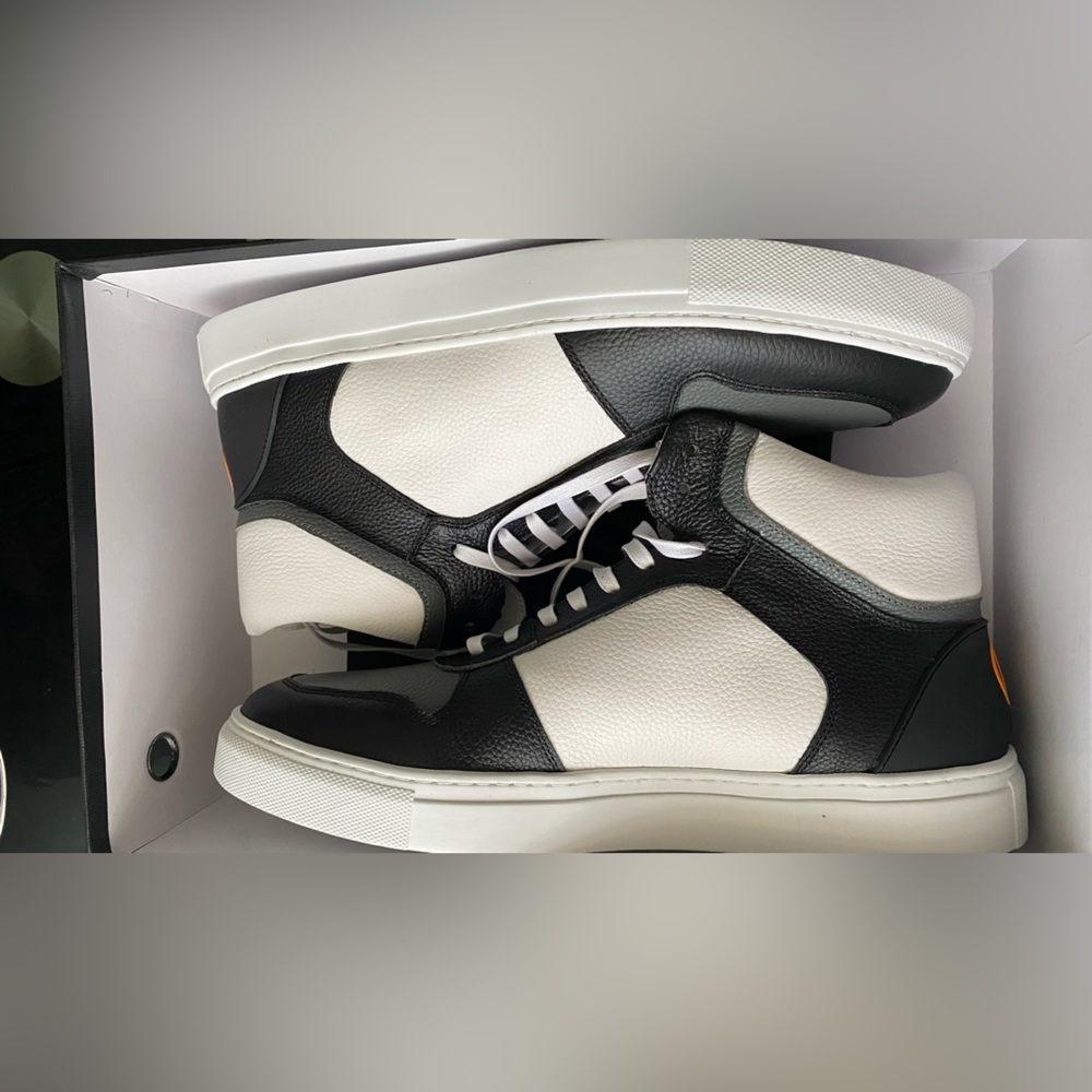 French Connection Jump Colorblock Leather High Top Sneaker (Men) - Picture 5 of 13